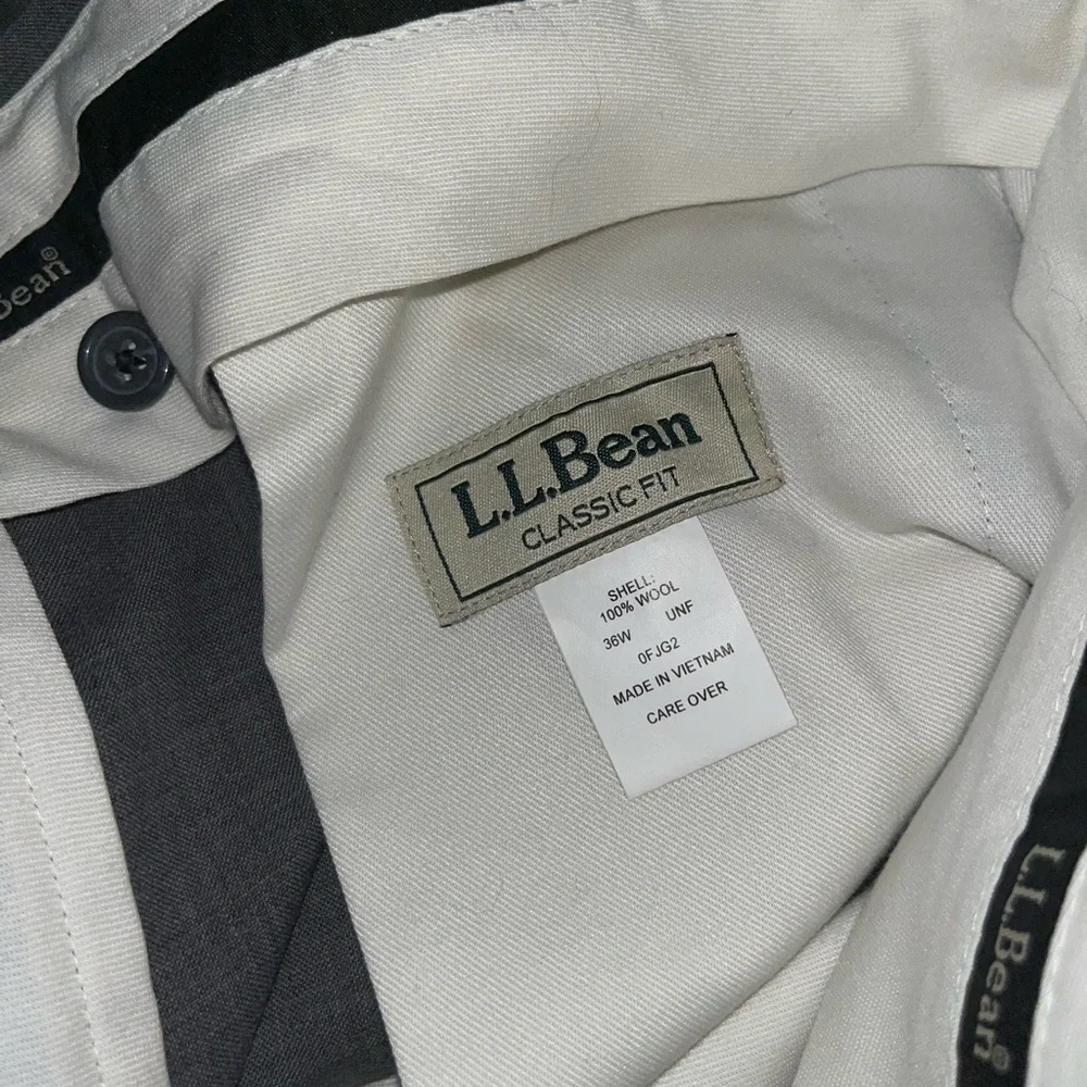 L.L. Bean Gray Men's Dress Pants‎